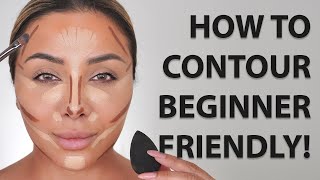 HOW TO CONTOUR YOUR FACE FOR BEGINNERS 2022  NINA UBHI [upl. by Ania]