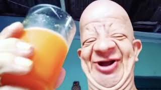 Original baldy drinking orange juice video [upl. by Lisetta]