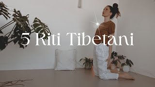 5 RITI TIBETANI  variante FIBROMIALGIA [upl. by Willa549]