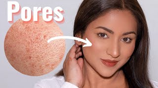 How to Make Your Pores DISAPPEAR With Makeup [upl. by Enitsyrhc]