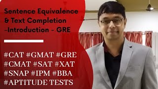 Sentence Equivalence amp Text Completion  Introductory Session  GRE [upl. by Elsilrac]