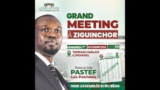 Direct Giga Meeting à Zinguichor pour la coalition du Président Ousmane Sonko [upl. by Rochester]