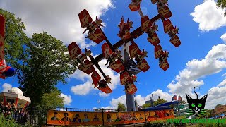 SKY FLY RIDE quotWILD WINGSquot  AMUSEMENT PARK DUINRELL THE NETHERLANDS [upl. by Idihsar282]