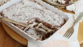 TIRAMISù COCCOampNUTELLA  SENZA UOVA ricetta facile  Maria Grazia [upl. by Olonam]