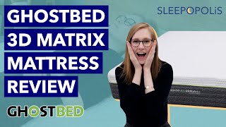 GhostBed 3D Matrix Review  The Coolest Hybrid Mattress on the Market [upl. by Aynodal]