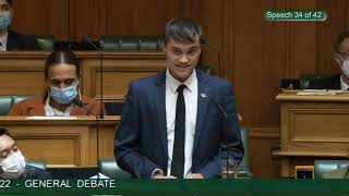 General debate speech Ihorangi RewetiPeters  Youth Parliament 2022 [upl. by Dronel]