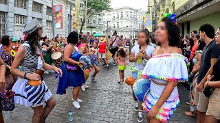 RECIFE PRÉVIA DO CARNAVAL ARRASTAR MULTIDÕES DE FOLIÕES DIA 21 MÊS JANEIRO 2024 DOMINGO [upl. by Etnuhs]