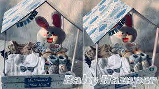 Baby Hamper  New Born Baby Hamper Ideas  Easy  FidhaArt [upl. by Pontone460]