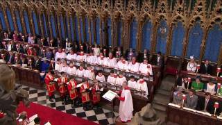 The Royal Wedding Ceremony  Westminster Abbey Choir  This is the day by John Rutter [upl. by Novikoff]