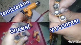 Benzinli motor Enjektörü nasıl temizlenir  👉IKIZLEROTO34 👈patrol ınjector clean [upl. by Jarad481]