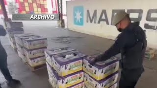 Autoridades incautan 3 toneladas de droga encaletadas en cajas de banana [upl. by Blockus]