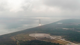 CRS10  Falcon 9 First Stage Landing [upl. by Ennaisoj44]