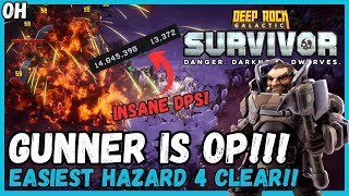 Gunner Is The MOST OVERPOWERED class Deep Rock Galactic Survivors [upl. by Heringer]