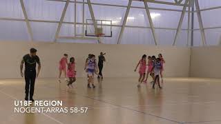 Basket U18F Region Nogent Arras 01dec2024 [upl. by Nywled222]