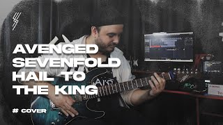 Avenged Sevenfold Hail To The King Intro  Solo Cover  Backing Track GRÁTIS [upl. by Sivaj715]