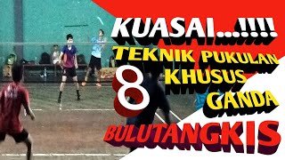 8 TEKNIK BADMINTON GANDA  Pukulan Khusus Bulutangkis Ganda [upl. by Linskey149]