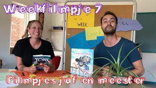 BOEK PROMOTIE 📚 amp OPLOSSING RAADSEL❓  weekfilmpje 7 filmpjes juf en meester [upl. by Aehtna154]