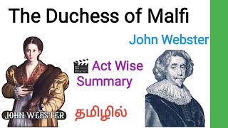 The Duchess of Malfi by John webster in Tamil  The Duchess of Malfi summary in Tamil [upl. by Aronson]