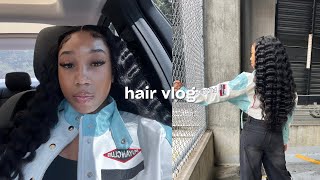 HAIR VLOG 029 CRIMPS FOR THE 1ST TIME MUST HAVE HD LOOSE DEEP WAVE WIG⎮Wiggins Hair [upl. by Euton131]