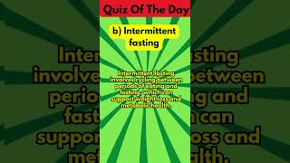 Daily Wellness Quiz Of The Day Test Your Health Knowledge [upl. by Cahan]