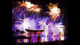 Epcot Fireworks amp Most Beautiful Song Promise by Choral Sensation Salvacosta DMB MUSIC [upl. by Moule568]