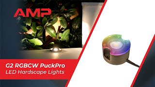 AMP® G2 RGBCW PuckPro LED Hardscape Light [upl. by Anytsyrk784]