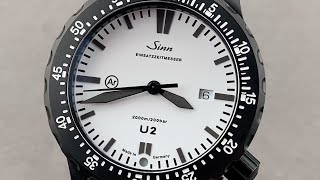 Sinn Diving Watch U2 W Limited Edition U2 W LE Sinn Watch Review [upl. by Lougheed]