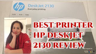 THE BEST PRINTER HP DESKJET 2130 REVIEW JERLIE  OFW CHANNEL [upl. by Oyam]