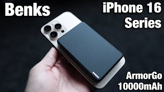 iPhone 16 Benks ArmorGo Power Bank 10000mAh [upl. by Lenuahs]