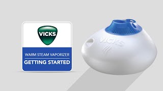 Vicks Warm Steam Vaporizer V150  Getting Started [upl. by Hatfield]