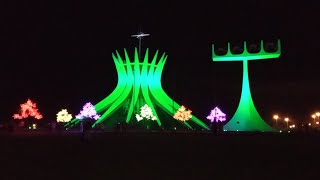 Prévia Brasília Iluminada  Luzes de Natal e Ano Novo [upl. by Vola]