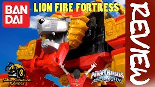 Bandai Power Rangers Ninja Steel│LION FIRE FORTRESS Review GermanDeutsch [upl. by Acinoda]