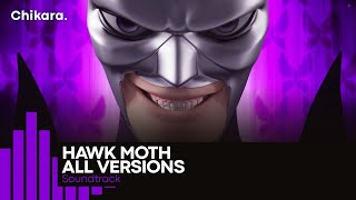 MIRACULOUS  SOUNDTRACK Hawk Moths Transformation ALL THE VERSIONS [upl. by Rojam]