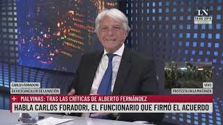 El Presidente criticó con dureza el acuerdo Foradori Duncan La palabra de Carlos Foradori [upl. by Herminia]