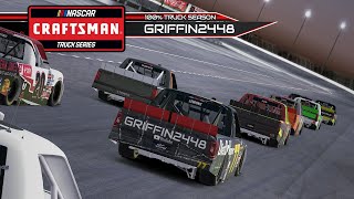 round one playoff finale  iRacing NASCAR Truck Series 100 Season by kneebon5 at Kansas [upl. by Moriah26]