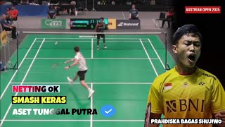 Next Ginting Prahdiska Bagas Shujiwo INA vs Julien Scheiwiller SUI  AUSTRIAN OPEN 2024 [upl. by Jarlathus]