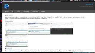 Qutebrowser  An Awesome VimStyle Browser [upl. by Cire]