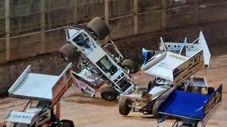 Sprintcars  Baypark Speedway  Opening Night 261024 [upl. by Boiney]