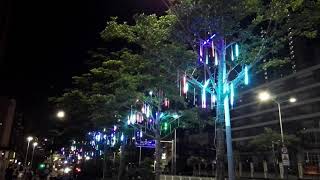 LED meteor shower outdoor tree decorations [upl. by Oakie607]