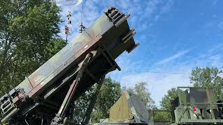 PATRIOT System  bodengestütztes Flugabwehr Raketensystem der Bundeswehr im Marinestützpunkt Rostock [upl. by Euqinahs]