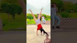 Backflip 🔥nandini091013 shortvideo youtubeshorts back flipshorts [upl. by Adyan439]