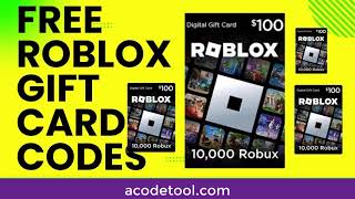 Free Unused 65000 Roblox Gift Card Codes 2024  Free 10000 Roblox Gift Codes 2024 UPDATE [upl. by Semmes]