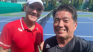 Thailand Premier Tennis League Silver Divison Jc vs Gary set 2 [upl. by Ewan]