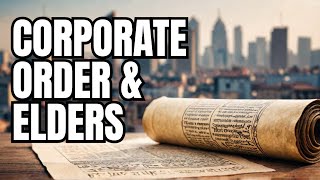 Corporate Order and Elders  Theocratic Government amp Order [upl. by Casandra]