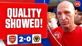 Sloppy But Quality Showed Lee Judges  Arsenal 20 Wolves [upl. by Grew815]