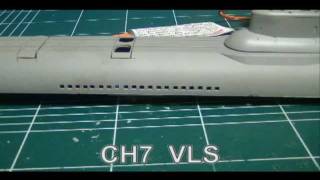 1350 typhoon submarine plamodel rc conversion [upl. by Ita]