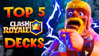 TOP 5 BEST Clash Royale Decks for March 2024 [upl. by Ethelbert]