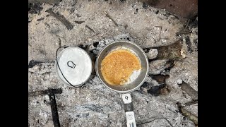 Mess Kit Canteen 1925 Boy Scout recipe  Coco and Ho Cakes [upl. by Angie]