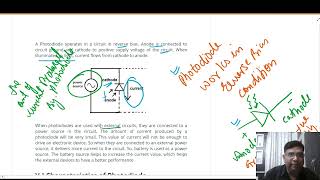 Connecting the Photodiode in external circuit 14 [upl. by Donella]