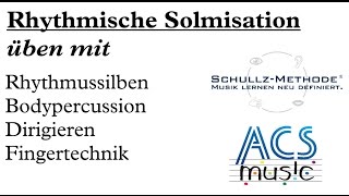 Rhythmische Solmisation üben [upl. by Ennire]